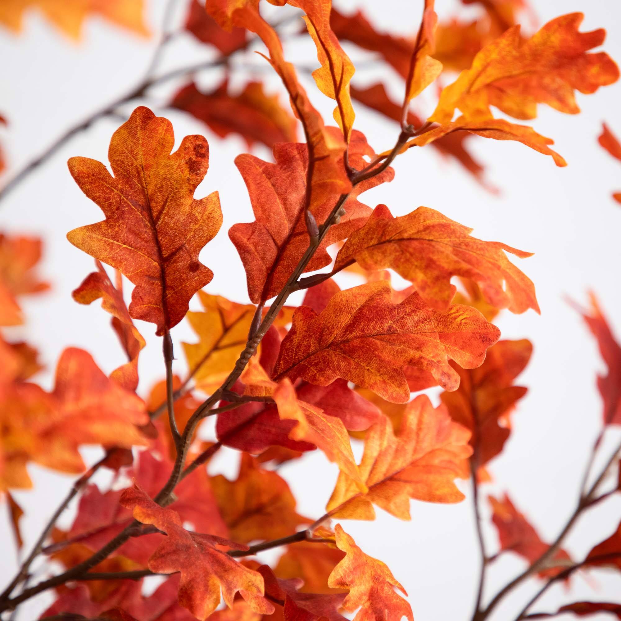 9ft. Potted Artificial Autumn Oak Tree